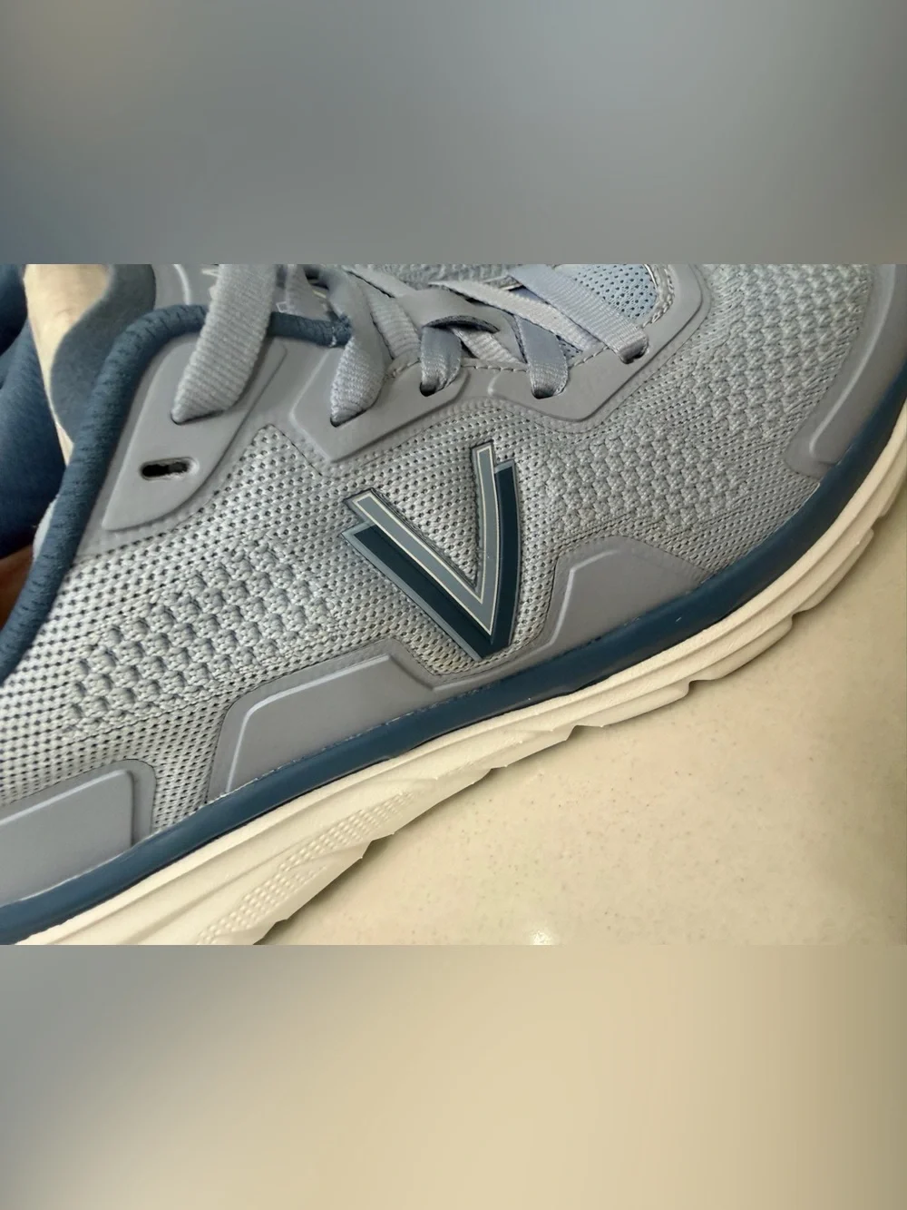 Vionic Walk Max Skyway Blue Knit Athletic Sneakers Women's Size 8.5